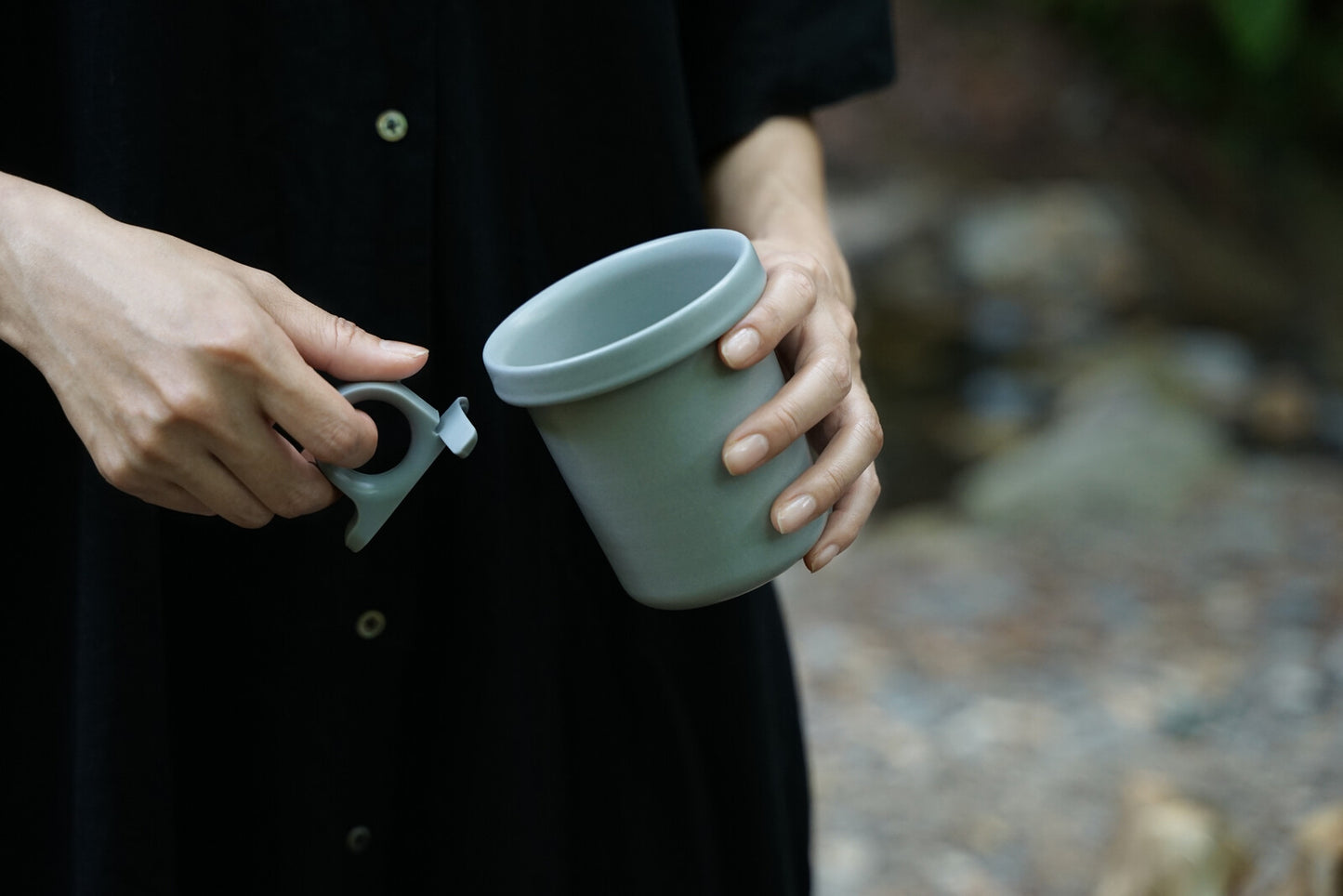 ovject Enamel Hook Mug