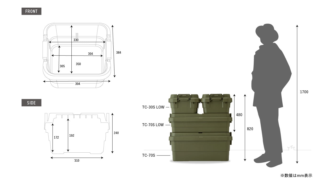 TRUNK CARGO Low Type TC-30S LOW