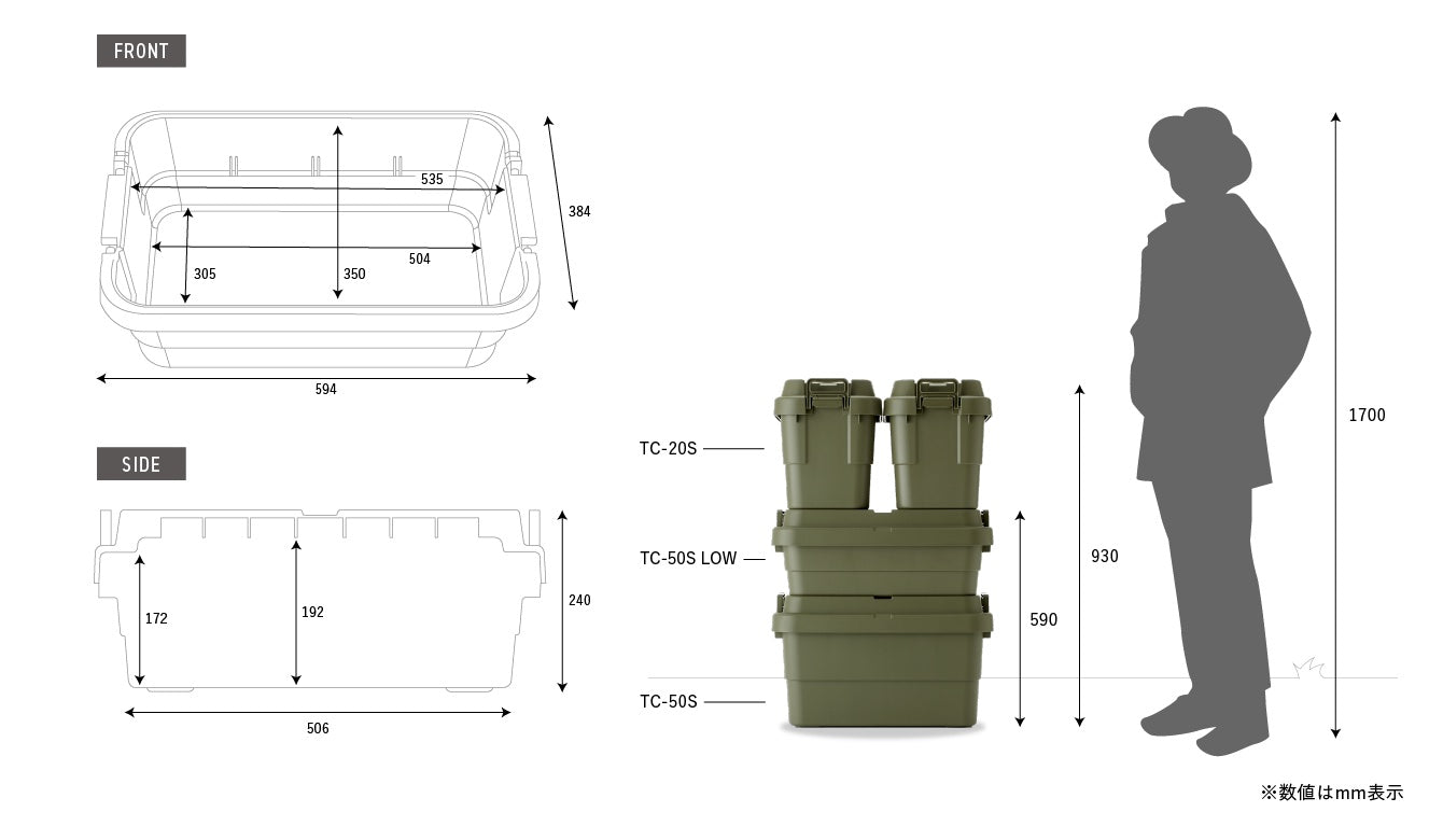 TRUNK CARGO Low Type TC-50S LOW